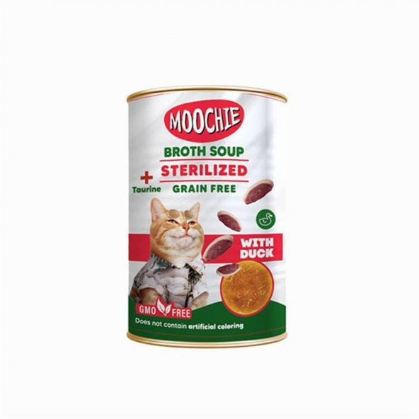 Moochie Et Suyu Ördekli Kısırlaştırılmış Kedi Çorba 135 Ml ürün görseli 1