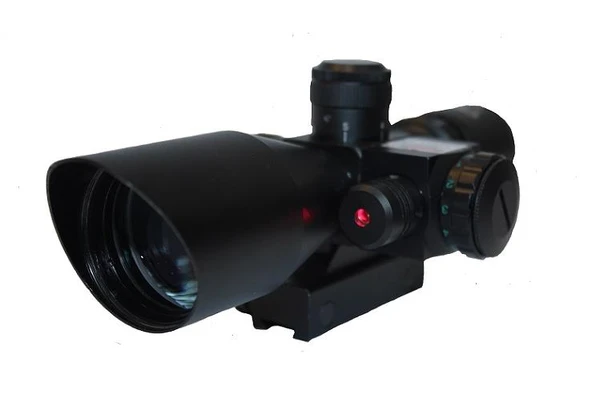 Spike Işıklı Lazerli Dürbün 2.5-10x40E - Resim 2