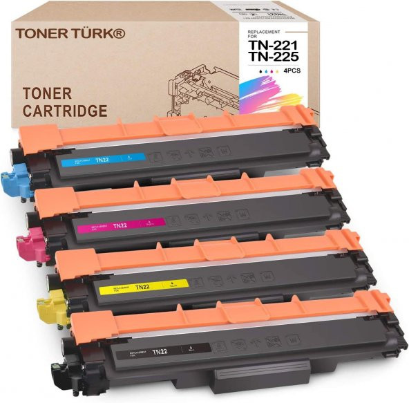 Brother DCP-9015CDW Muadil Toner Takım / TN-221 / TN-241 / TN-261 ürün görseli 1