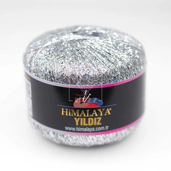 Himalaya Yıldız / Gümüş Simli Pullu / 58101 ürün görseli 1