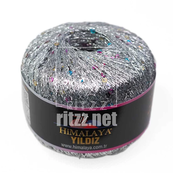 Himalaya Yıldız / Gümüş Simli Renkli Pullu / 58103 ürün görseli 1