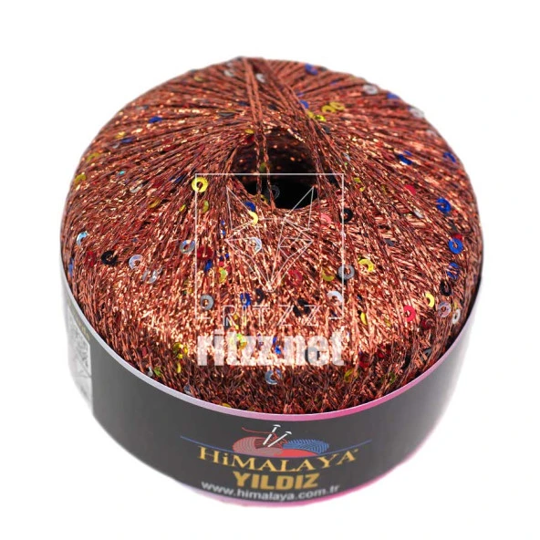 Himalaya Yıldız 58107 Bakır Simli Renkli Pullu - Resim 2