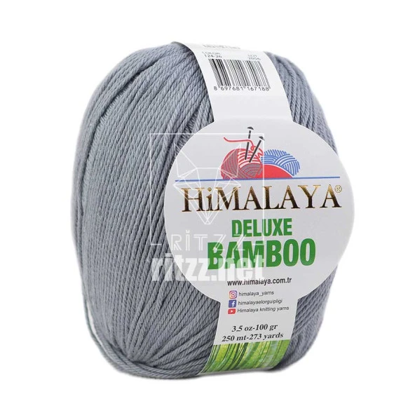 Himalaya Deluxe Bamboo 124-26 Koyu Gri ürün görseli 1