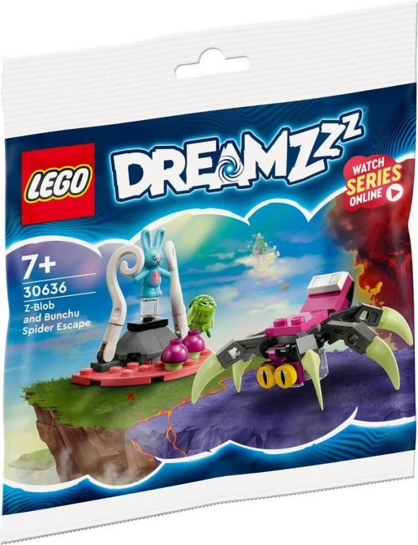 LEGO Dreamzzz 30636 Z-Blob and Bunchu Spider Escape ürün görseli 1