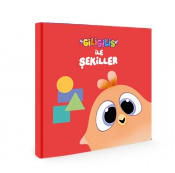 06+ Yaş Çocuklar için eğitici Eğitici Giligilis ile Şekiller - Eğitici Mini Karton Kitap ürün görseli 1