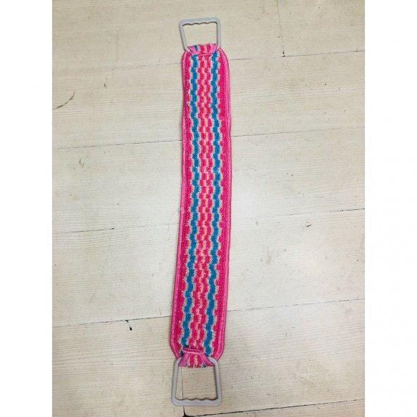 Uzun Kulplu Banyo Lifi Duş Plastik Saplı Uzun Lif 1 Adet Pembe ürün görseli 1