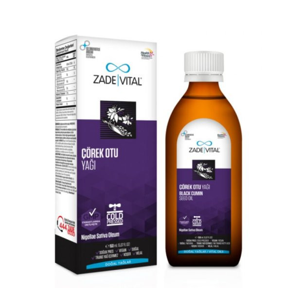 ​Zade Vital Çörek Otu Yağı 150ml ürün görseli 1