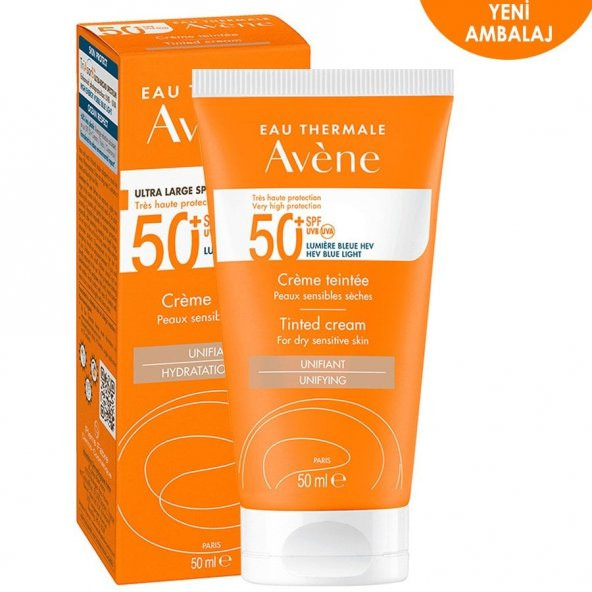 Avene Creme Teintee SPF 50 Renkli Güneş Kremi Tinted ürün görseli 1