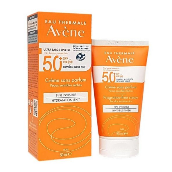 Avene Creme Sans Spf 50+ 50 ml Güneş Kremi ürün görseli 1
