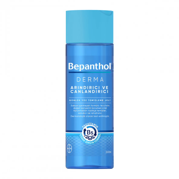 Bepanthol Derma Arındırıcı ve Canlandırıc Yüz Temizleme Jeli 200 ml ürün görseli 1
