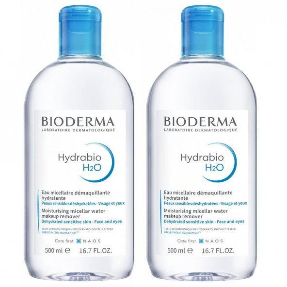 Bioderma Hydrabio H2O 500 ml 2li ürün görseli 1