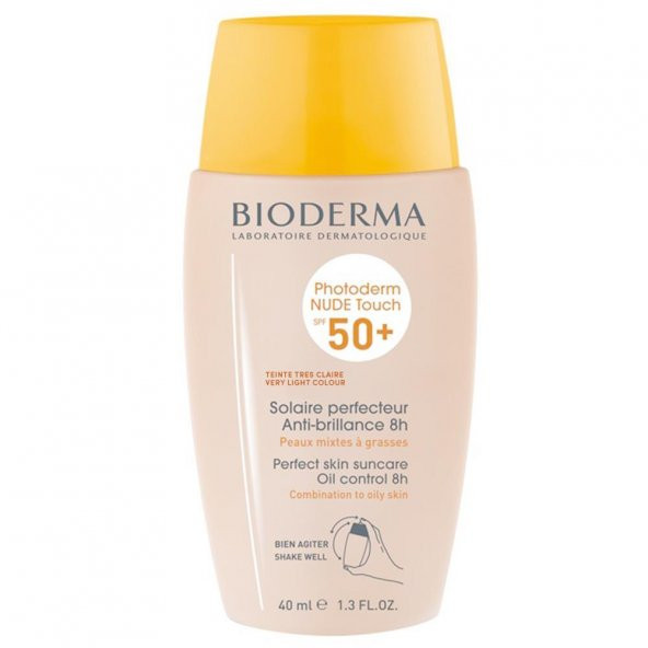Bioderma Photoderm Nude Touch Spf50+ Renkli Güneş Koruyucu 40ml Light ürün görseli 1