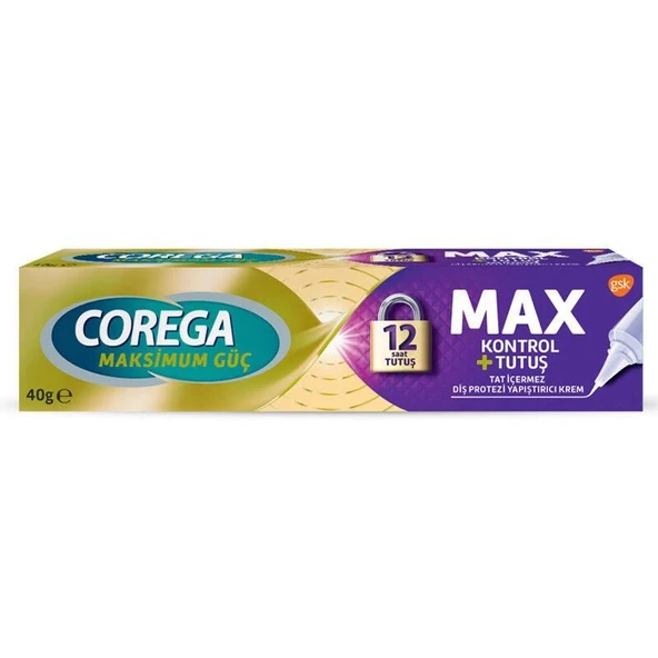 Corega Maksimum Kontrol Protez Yapıştırıcı Krem 40 gr ürün görseli 1