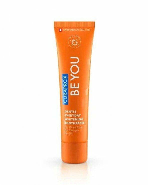 Curaprox BeYOU Peach Apricot 60 ml (Orange ) Şeftali - Kayısı Diş Macunu ürün görseli 1