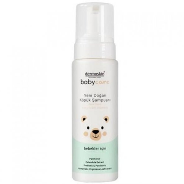 Dermoskin Babycare Yenidoğan Köpük Şampuanı 200 ml ürün görseli 1