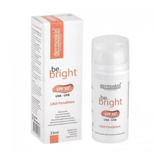 Dermoskin Be Bright Likit Fondöten Light SPF50 33 ml ürün görseli 1