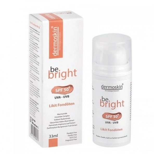 Dermoskin Be Bright Likit Fondöten Medium SPF50 33 ml ürün görseli 1