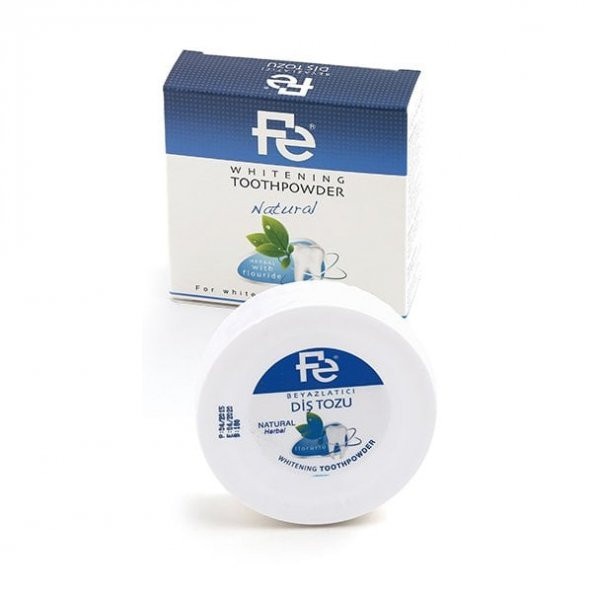 Fe Beyazlatıcı Diş Tozu Natural - Herbal ürün görseli 1