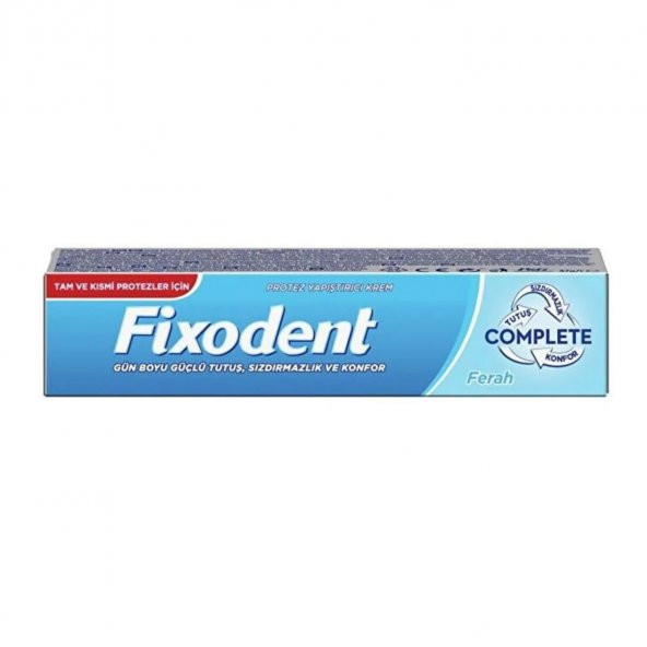 Fixodent Diş Protez Yapıştırıcı Krem Complete Naneli 47 gr ürün görseli 1