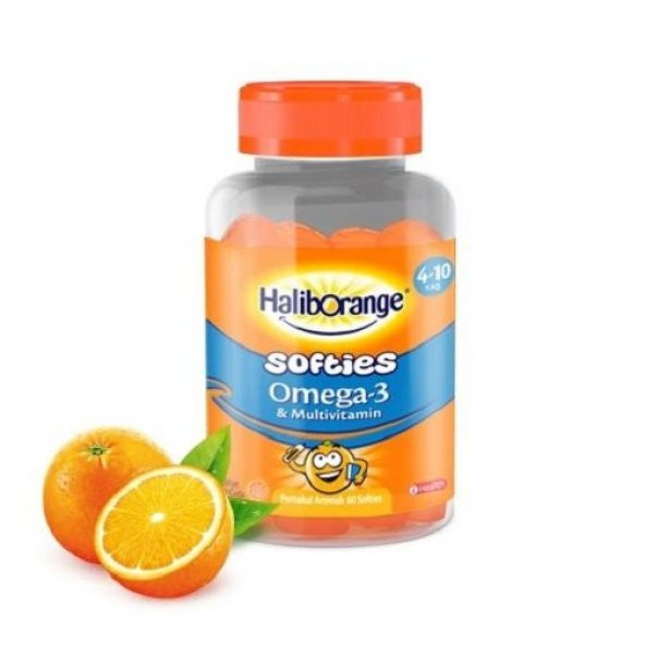Haliborange Portakal Aromalı Omega-3 ve Multivitamin 60 Kapsül ürün görseli 1
