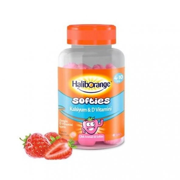 Haliborange Softies Kalsiyum ve D Vitamini 60 Çiğneme Tablet ürün görseli 1