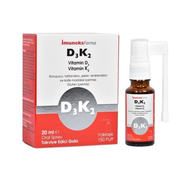imuneks Vitamin D3K2 Sprey 20 ml ürün görseli 1