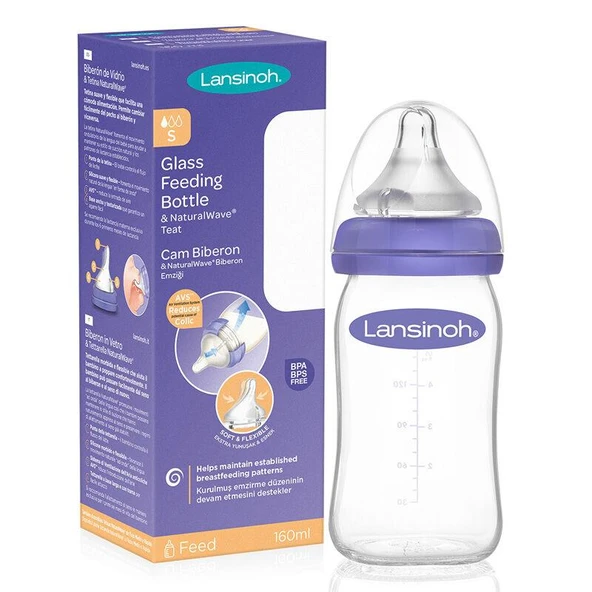Lansinoh Cam Biberon 160 ml ürün görseli 1