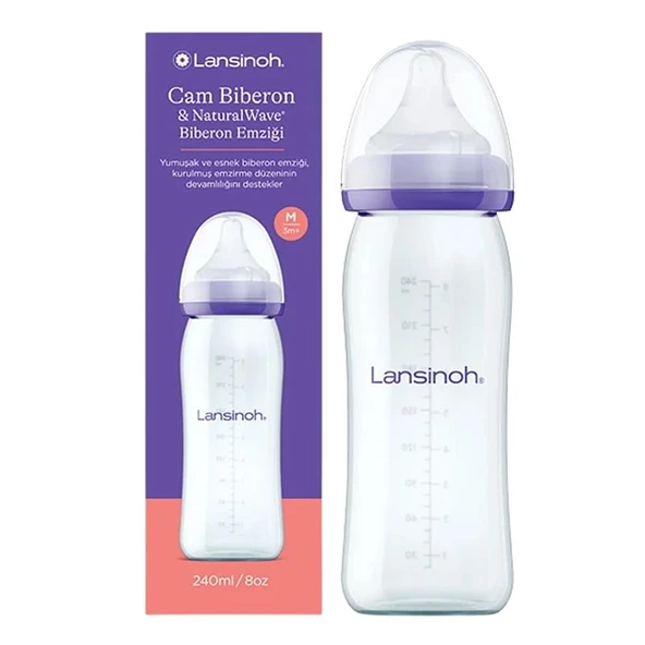 Lansinoh Cam Biberon 240 ml ürün görseli 1