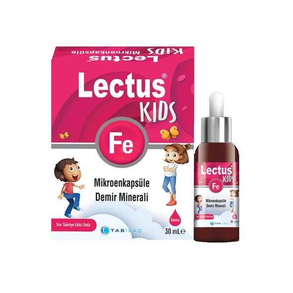 Lectus Kids Mikroenkapsule Demir 30 ml ürün görseli 1