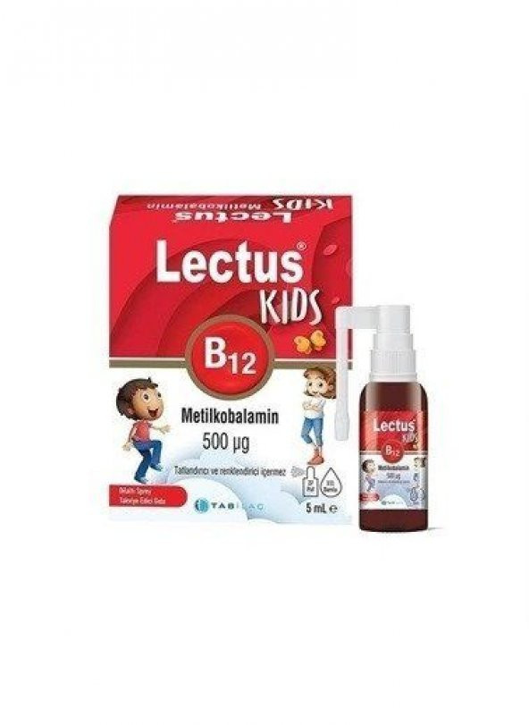 Lectus Kidds Metilkobalamin B12 Dil Altı Sprey 5 ml ürün görseli 1
