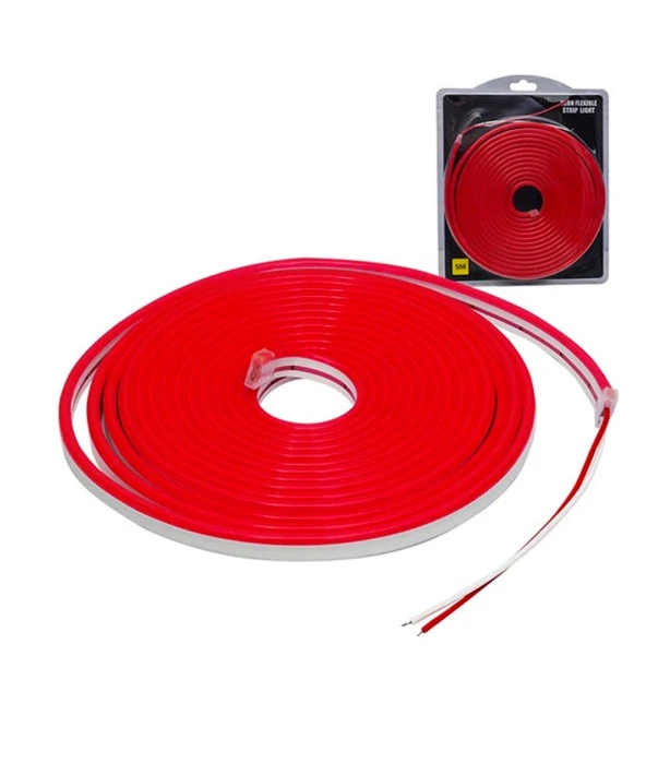 12V Neon Led 6X12 Kırmızı 5Mt ürün görseli 1
