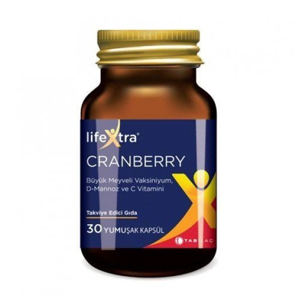 Lifextra Cranberry 30 Kapsül ürün görseli 1
