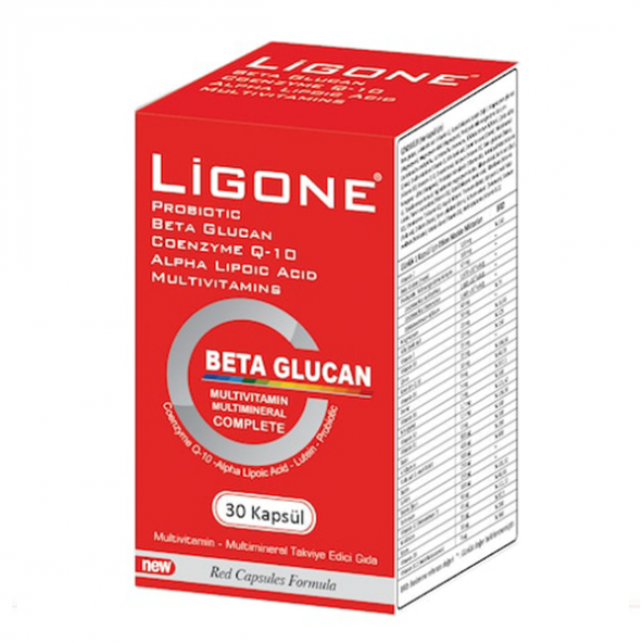 Ligone Beta-Glucan Probiotic Multivitamin 30 Tablet ürün görseli 1