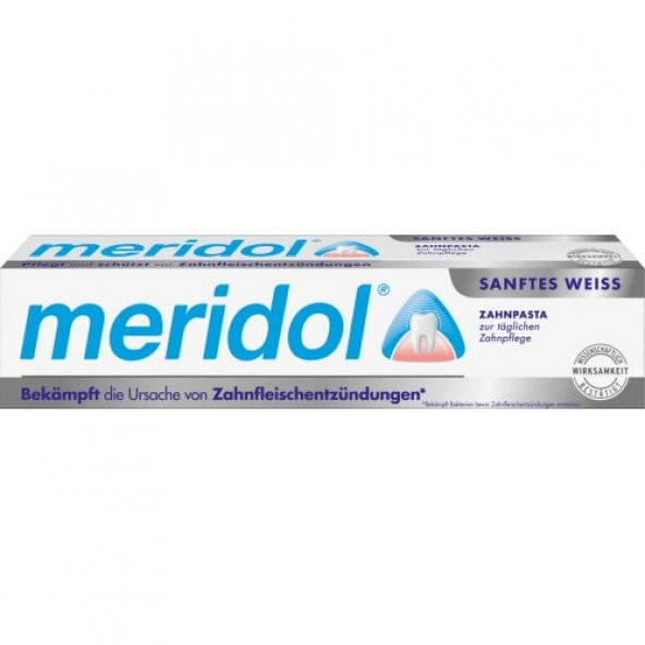 Meridol Gentle White Beyazlatıcı Diş Macunu 75ml ürün görseli 1