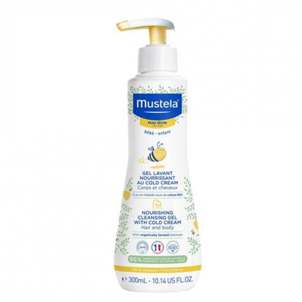Mustela Cleansing Gel With Cold Cream Nutri Protectiv 300 ml ürün görseli 1