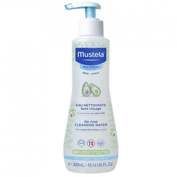 Mustela PhysiObebe No Rinse Cleansing Water Durulama Gerektirmeyen Temizleyici Sıvı 300 ml ürün görseli 1