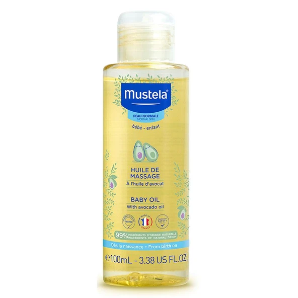 Mustela Massage Oil 100 ml Masaj Yağı ürün görseli 1