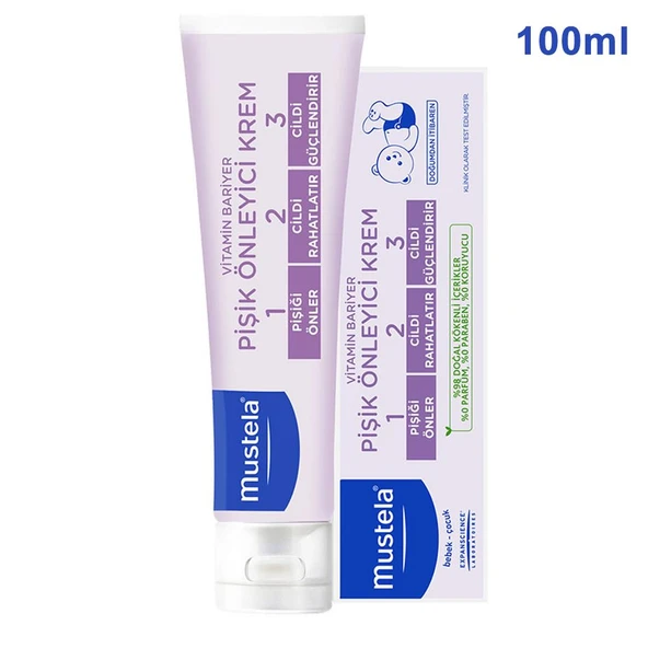 Mustela Vitamin Barrier 1-2-3 Cream 100 ml Pişik Kremi ürün görseli 1