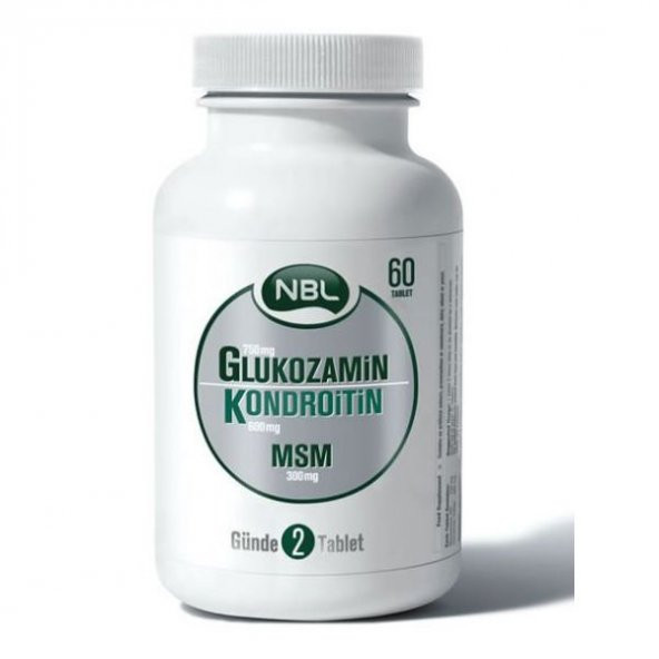 NBL Glucosamine Chondroitin MSM 60 Tablet ürün görseli 1
