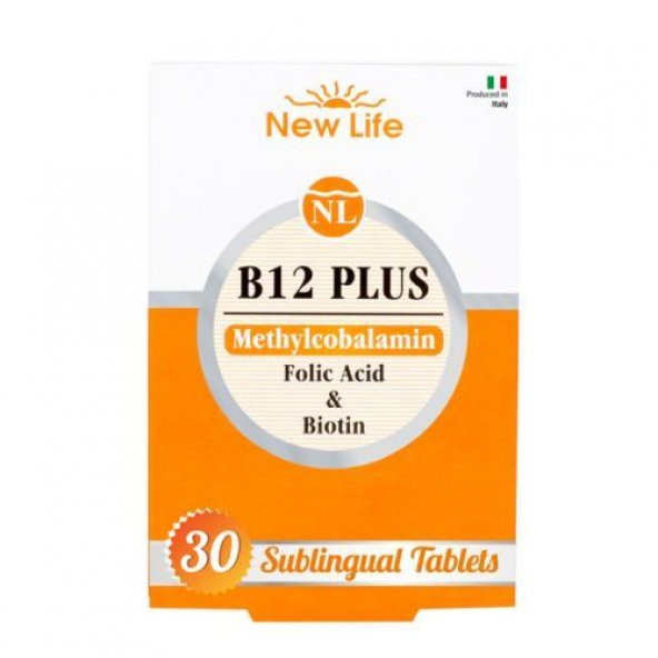 New Life B12 Plus 30 Dilaltı Tablet ürün görseli 1