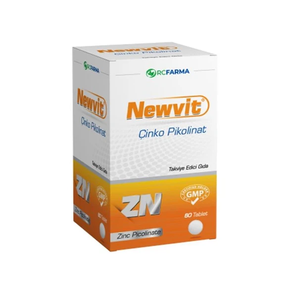 Newvit Çinko Pikolinat 60 Tablet ürün görseli 1