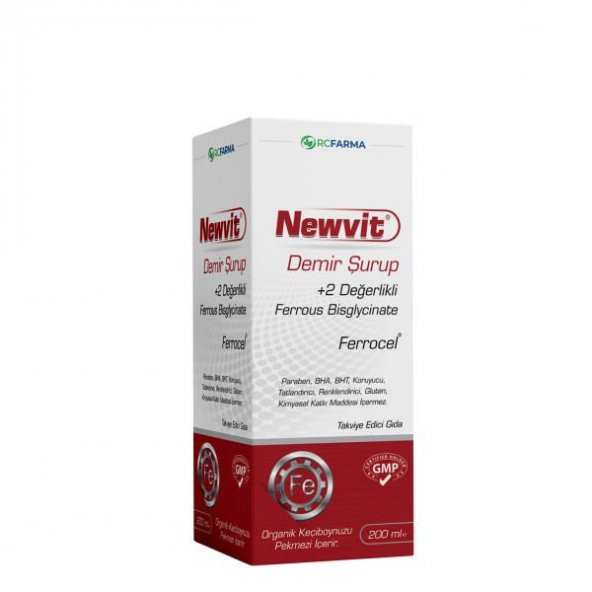 Newvit Demir Şurup 200 ml ürün görseli 1
