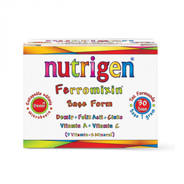 Nutrigen Ferromixin Toz Form 30 Saşe ürün görseli 1