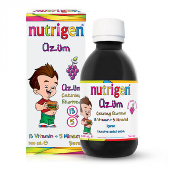 Nutrigen Üzüm Çekirdeği Ekstreli Vitamin Şurubu 200ml ürün görseli 1