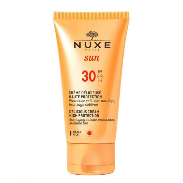 Nuxe Sun Creme Delicieuse Visage Haute Protection Spf30 50ml ürün görseli 1