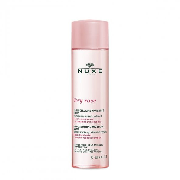 Nuxe Very Rose Eau Micellaire 3 in 1 Nemlendirici Temizleme Suyu 200 ml ürün görseli 1