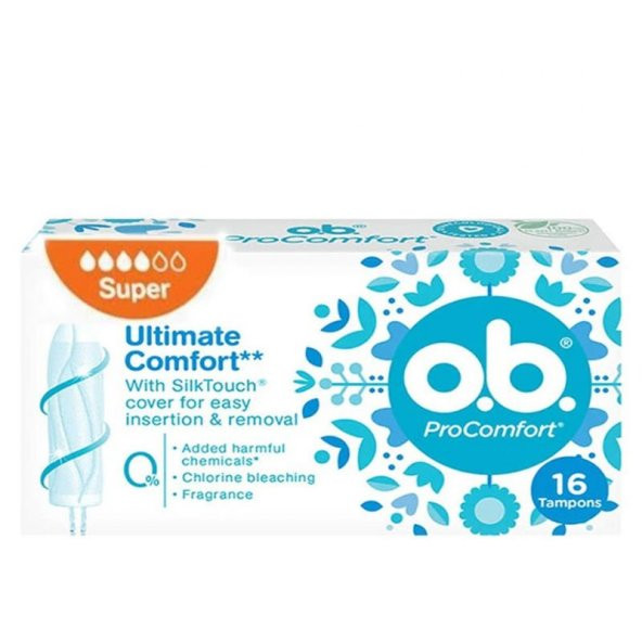 O.B. Comfort Tampon Süper 16 lı ürün görseli 1