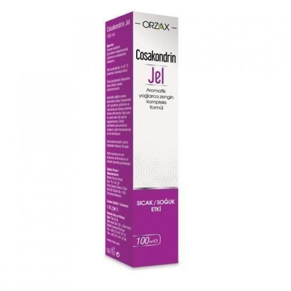Orzax Cosakondrin Jel 100ml ürün görseli 1