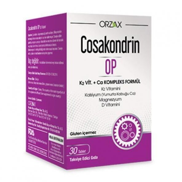 Orzax Cosakondrin Op 30 Tablet ürün görseli 1