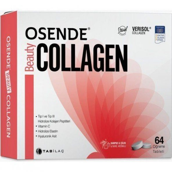 Osende Beauty Collagen 64 Çiğneme Tableti ürün görseli 1
